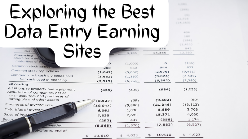 Exploring the Best Data Entry Earning Sites